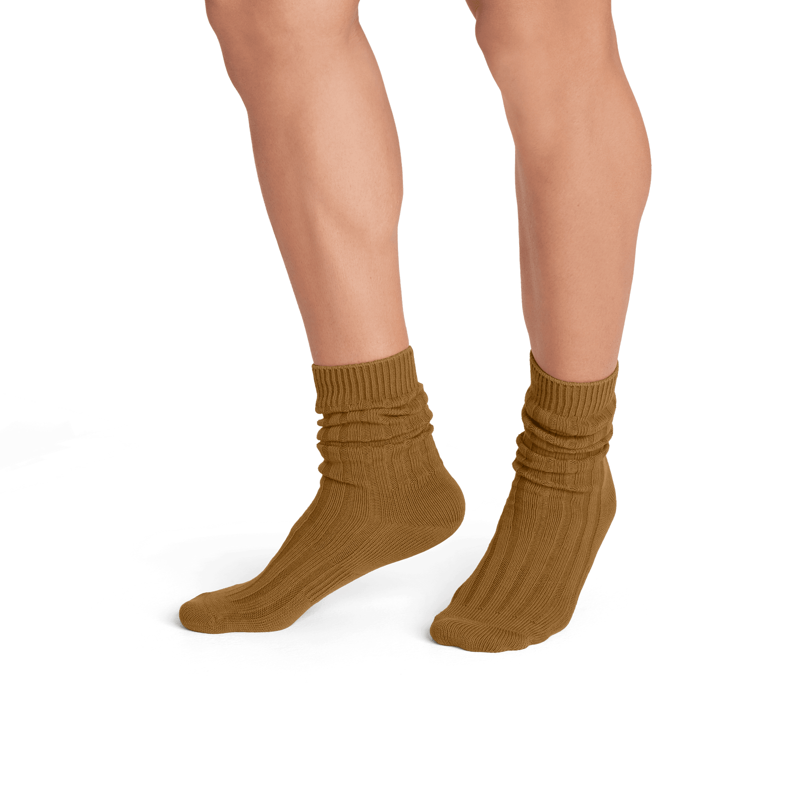 Classic Rib Calf Sock - Brownstone - MO2 [8563]