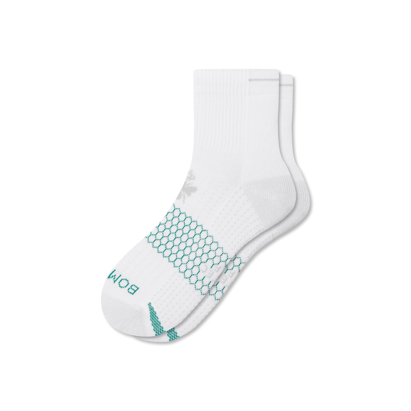 Golf Quarter Socks - White L [8602]
