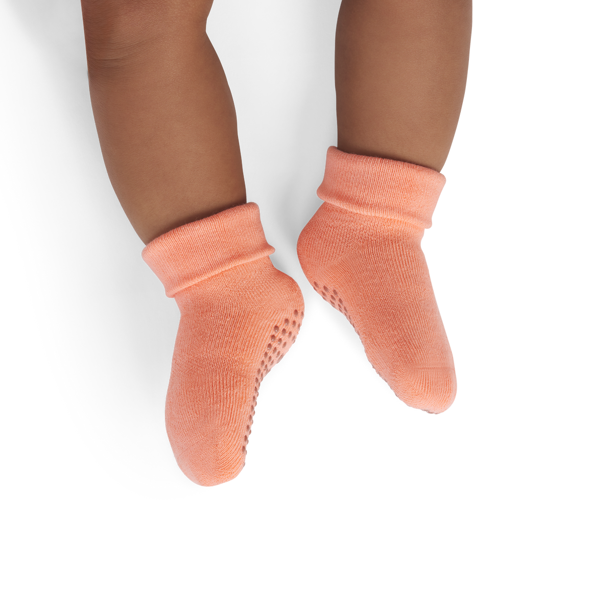Solids Gripper Socks (6-12 Months) - Guava BO1 [8622]