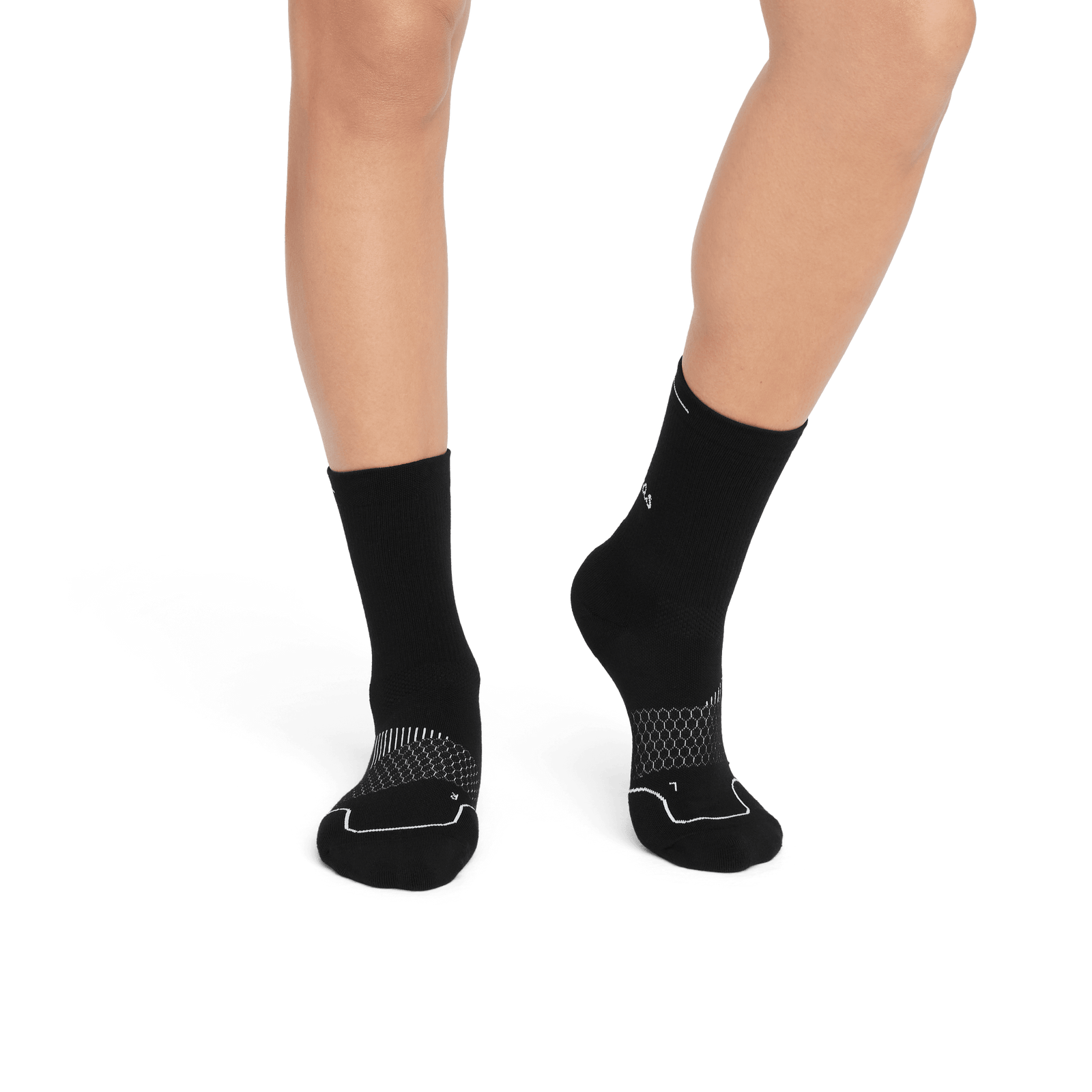 Running Half Calf - Black - WO1 [8721]