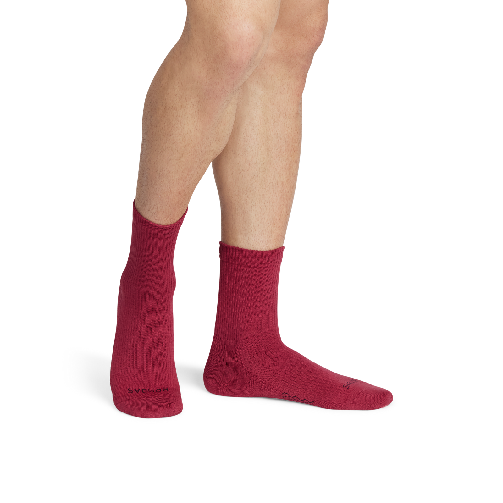 Modern Rib Half Calf Socks - Cinnabar MO1 [8861]