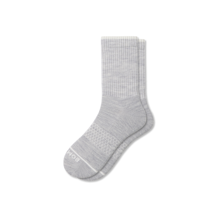 Women's Merino Wool Blend Half Calf Socks - Active Crew Support