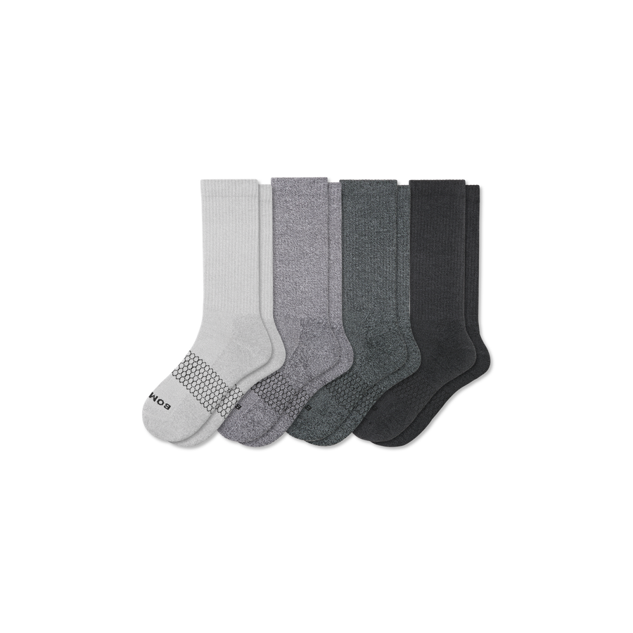 Women's Marl Calf Sock 4-Pack - Soft Ankle Step