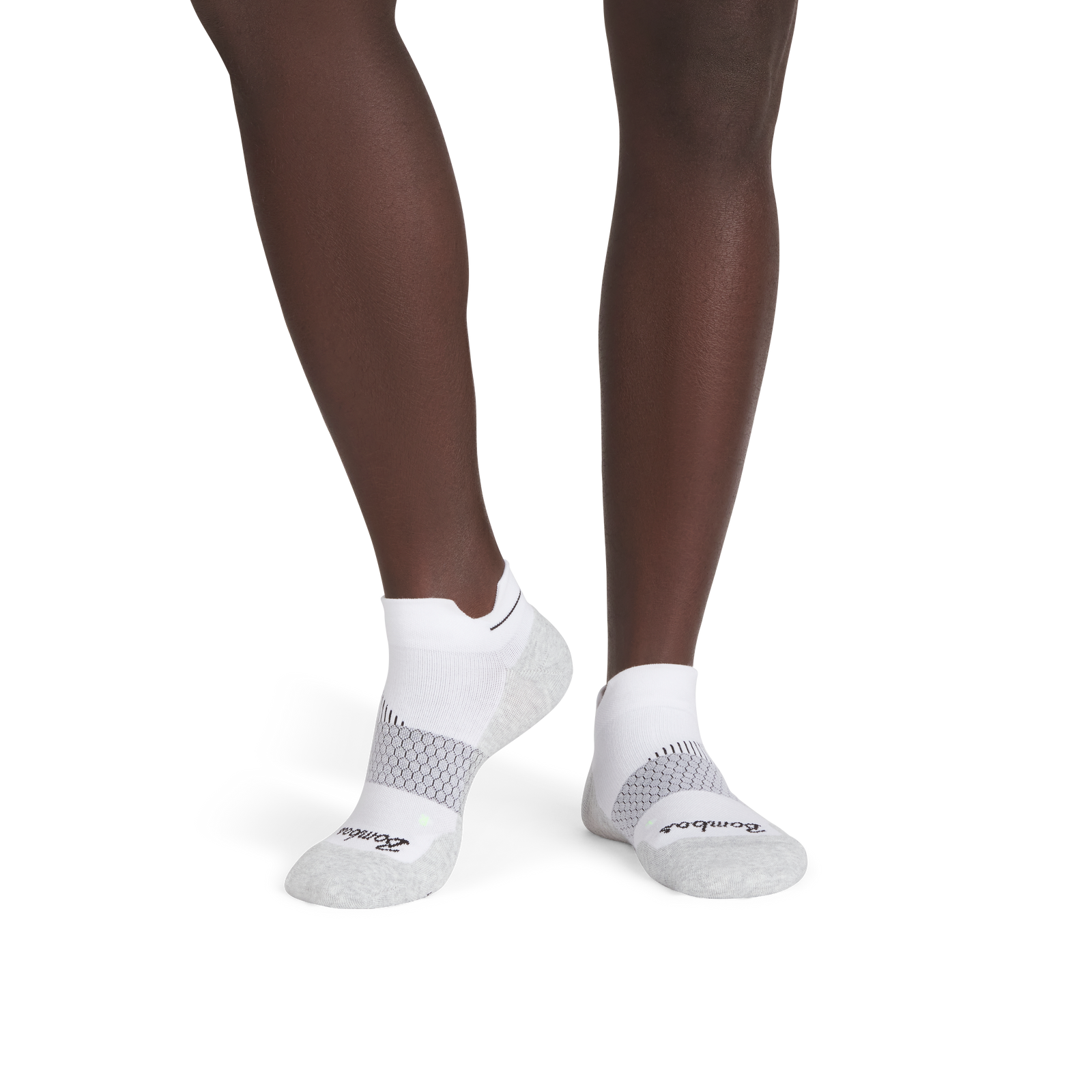 Men's Running Ankle Socks - white heather MO1 [9153]