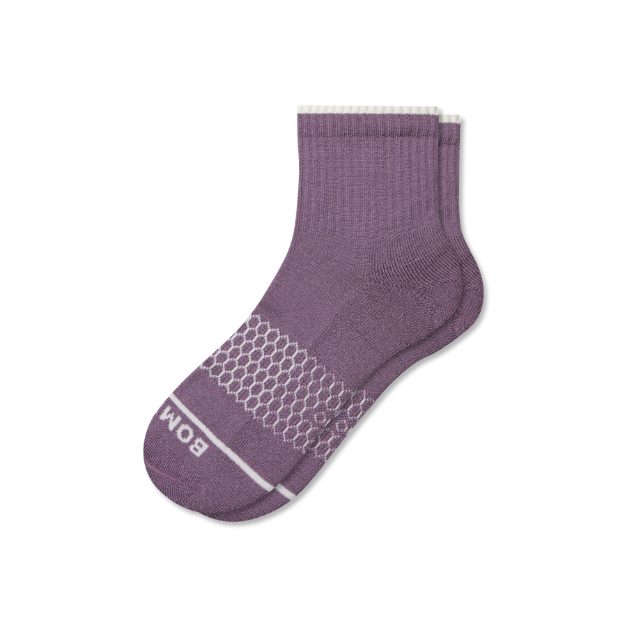 Women's Merino Wool Blend Quarter Socks - Weekend Shift Pair
