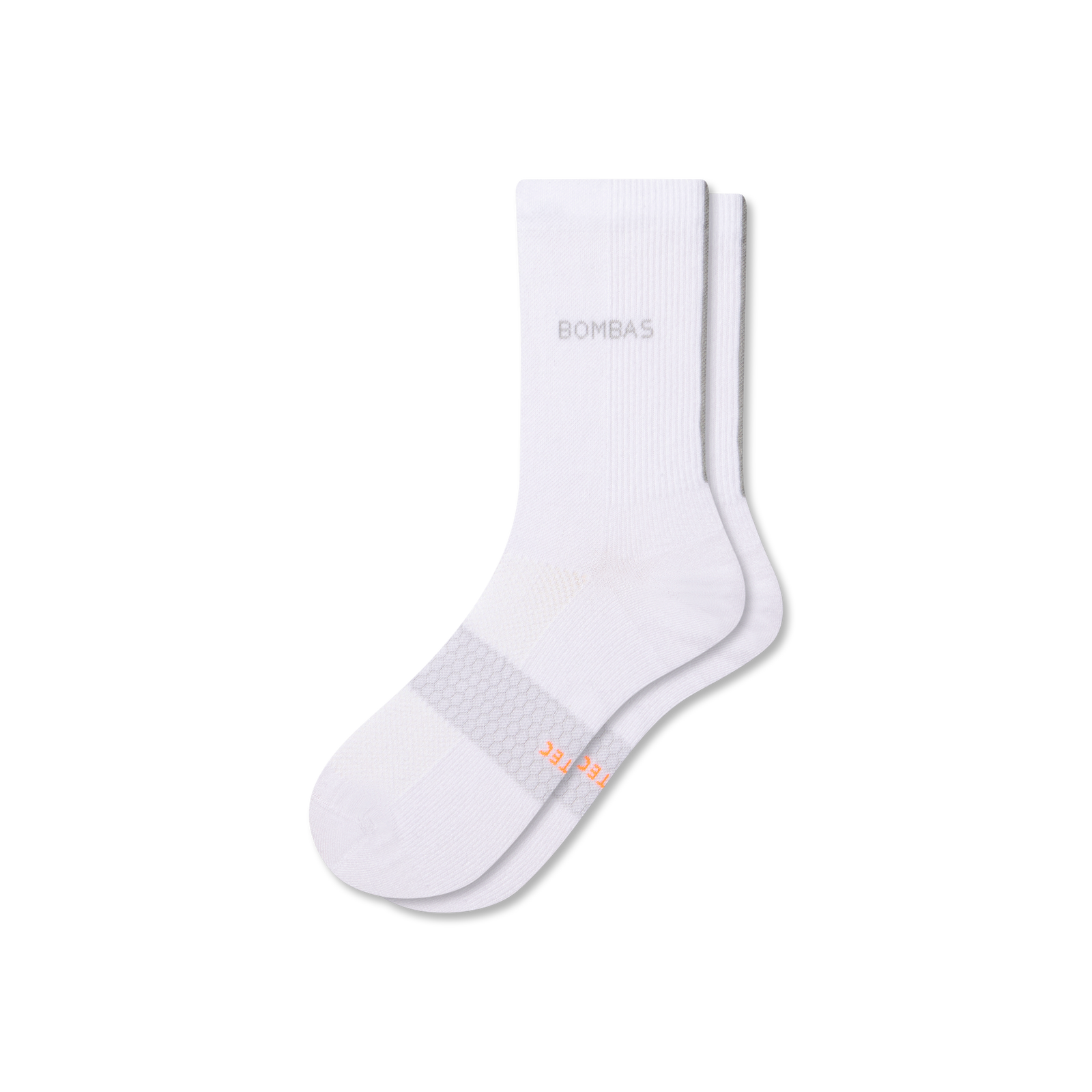 Lightweight Athletic Half Calf - White L [9624]