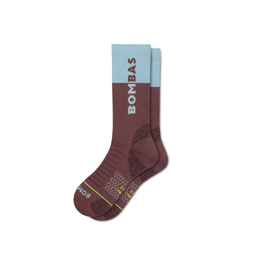 Men's Merino Wool Blend Hiking Calf Socks - Active Office Move