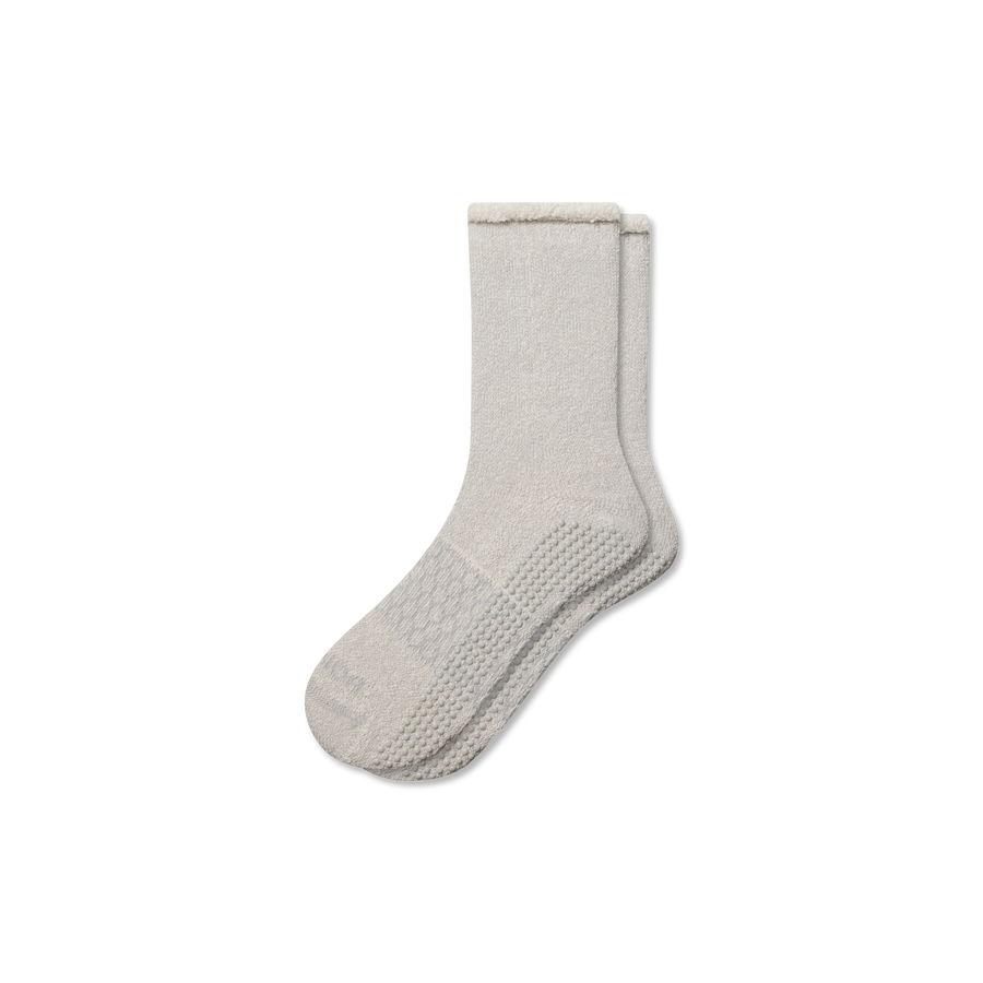 Men’s Roll-Top Merino Blend Gripper House Sock - Outdoor Shift Wear