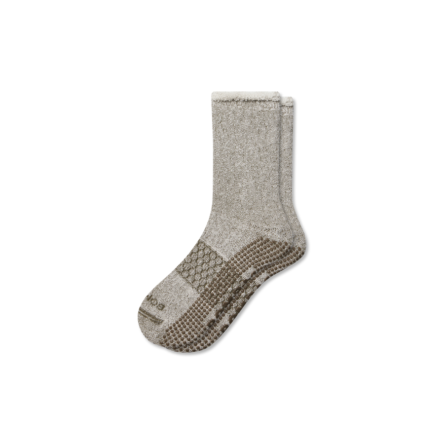 Women’s Roll-Top Merino Blend Gripper House Sock - Modern Crew Wear