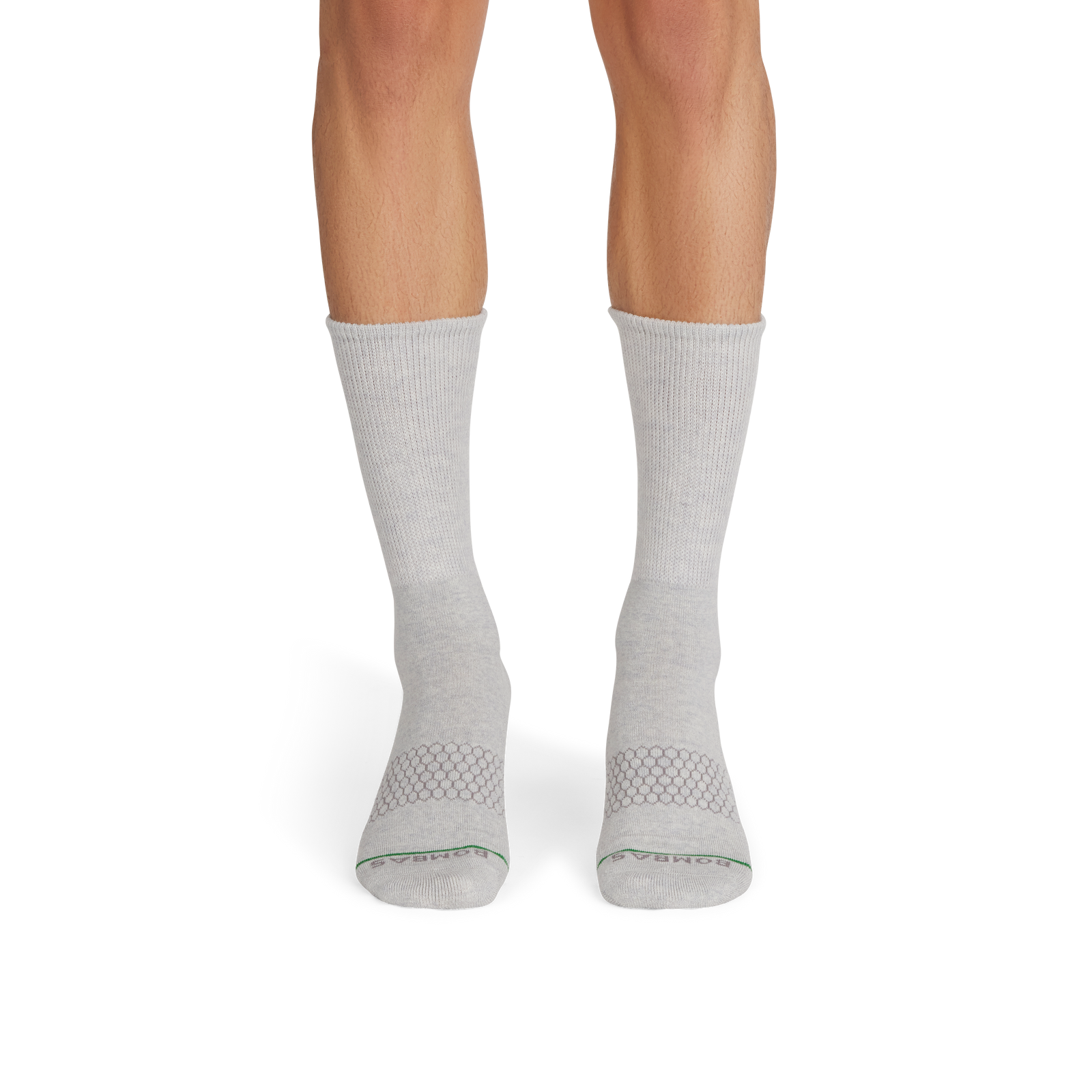 Merino Wool Blend Ultra Stretch Calf Socks - Misty Cloud Heather MO1 [9812]