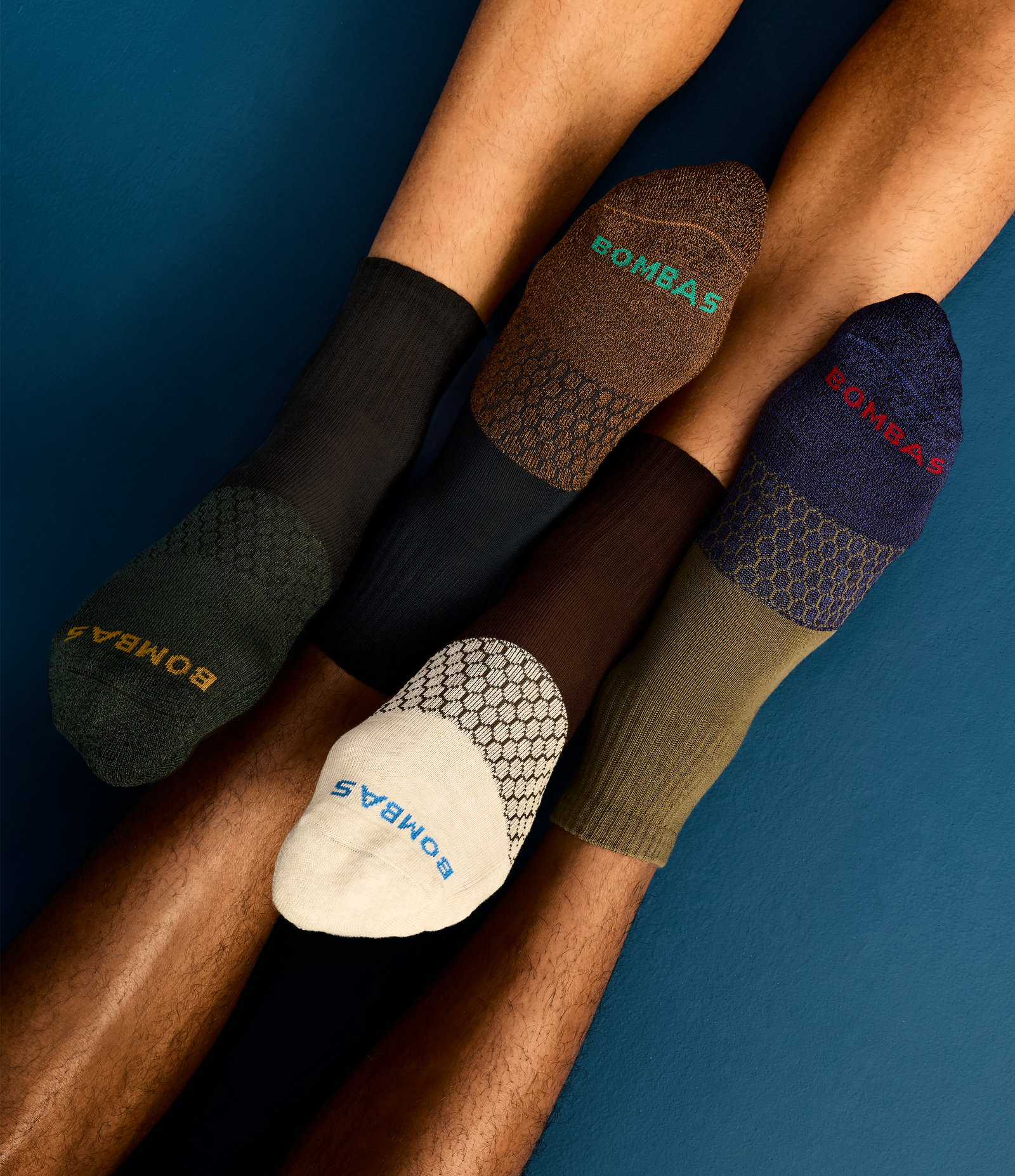 Marl Quarter Socks - Dark Espresso Midnight Navy [LIFESTYLE] [9815]