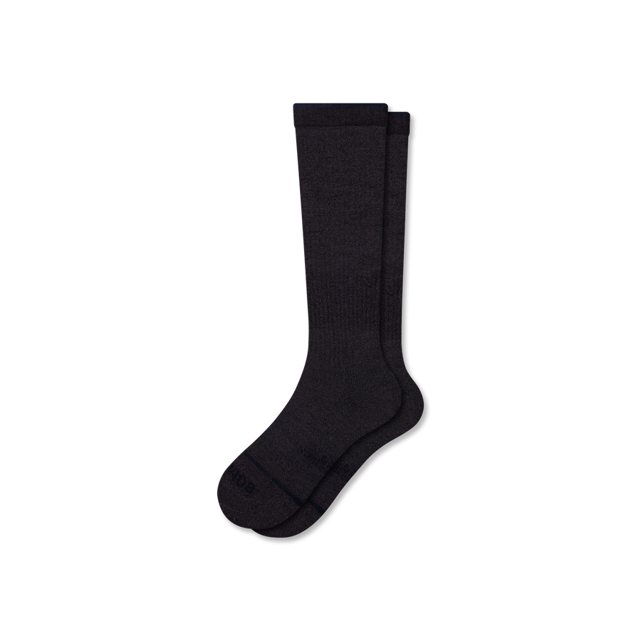 Men's Merino Wool Blend Everyday Compression Knee High Socks (15-20mmHg) - Performance Motion Control