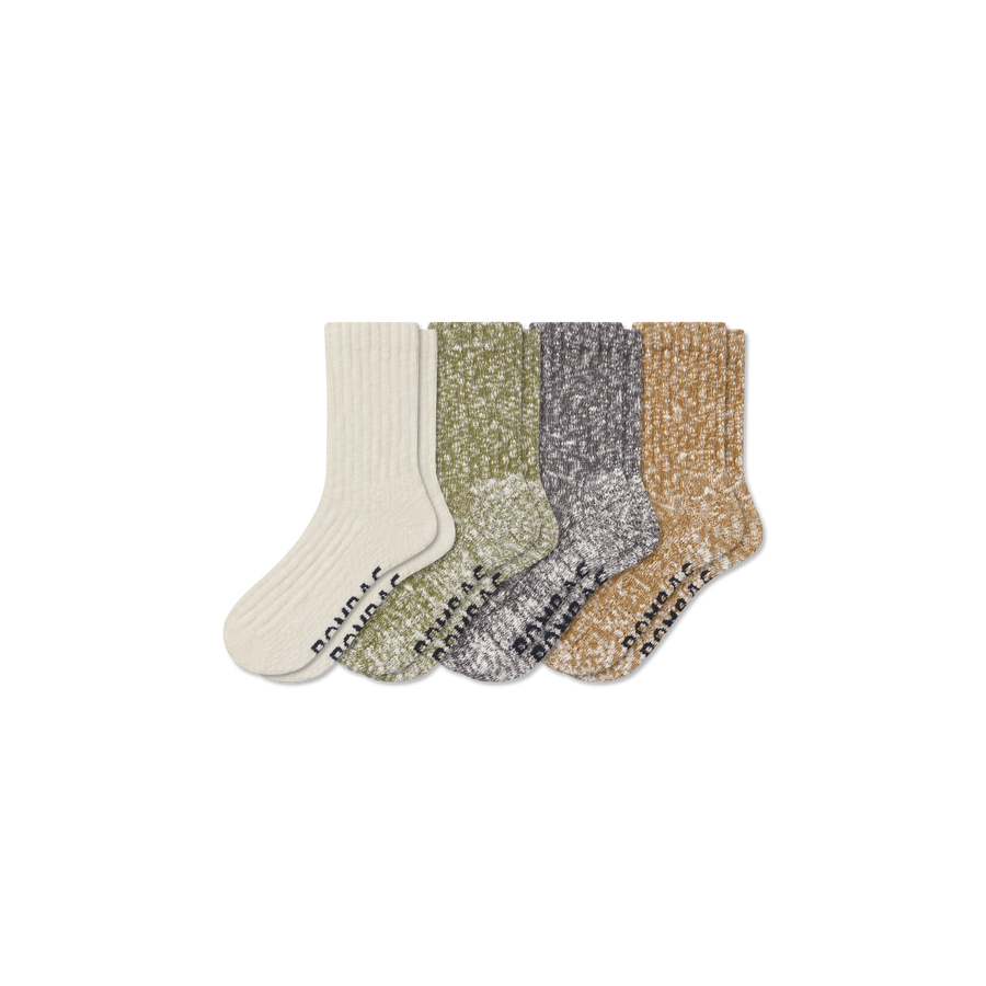 Women's Chunky Ragg Half Calf Sock 4-Pack - Studio Fit