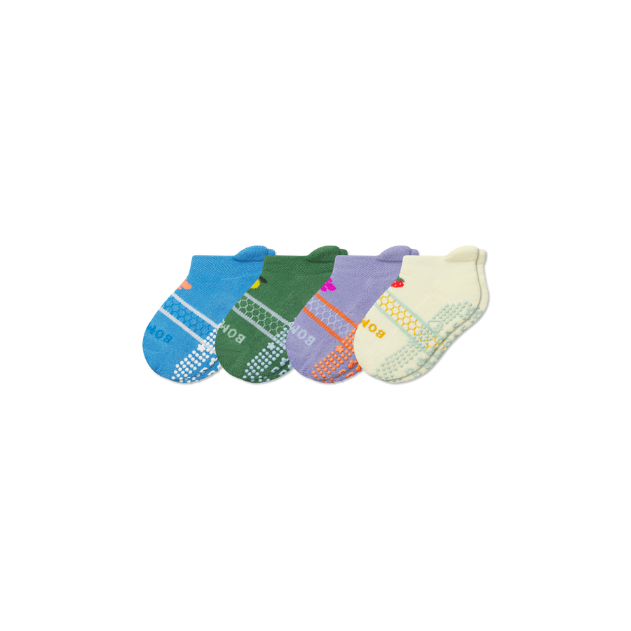 Toddler Garden Party Ankle Sock 4-Pack - Smooth Home Support