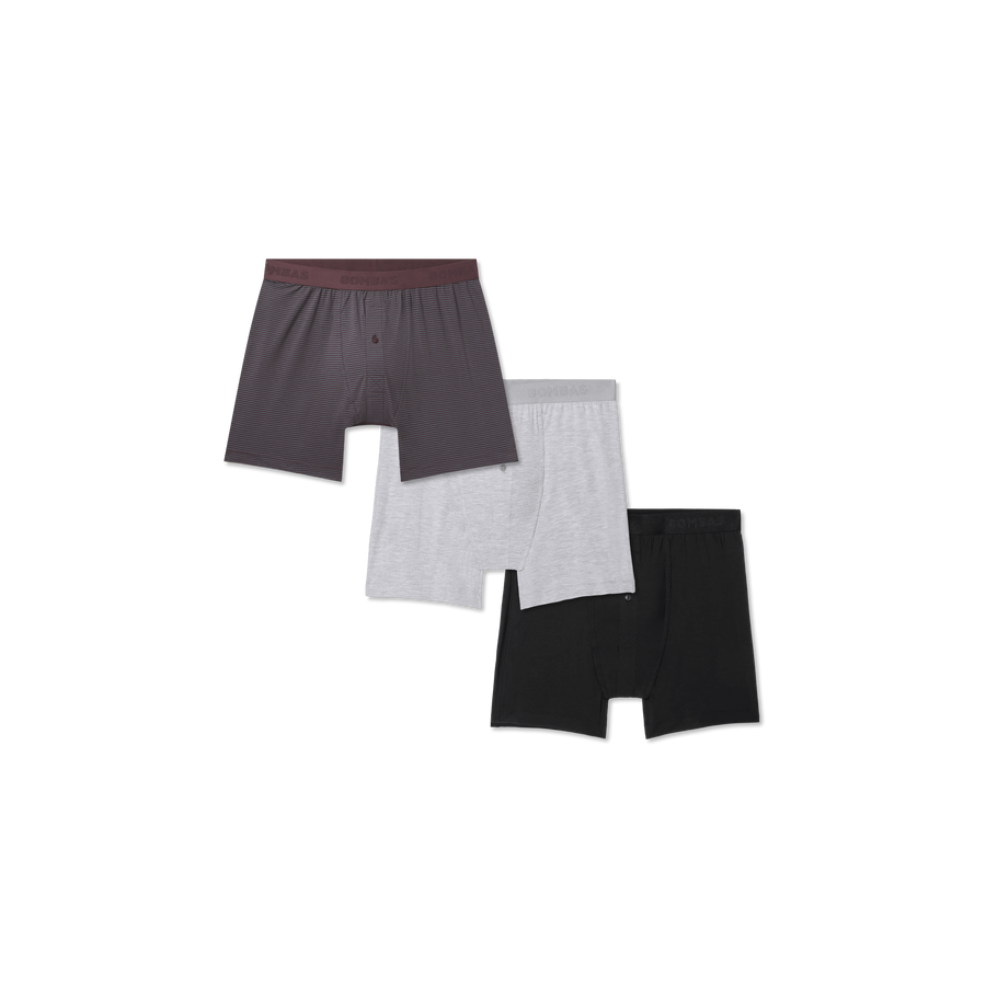 Men's Cotton Modal Blend Boxer 3-Pack - Easy Stretch Base