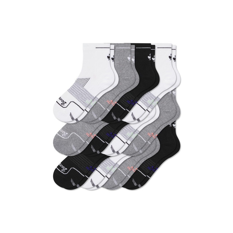 Women's Run Quarter Sock 12-Pack - Daily Trail Support
