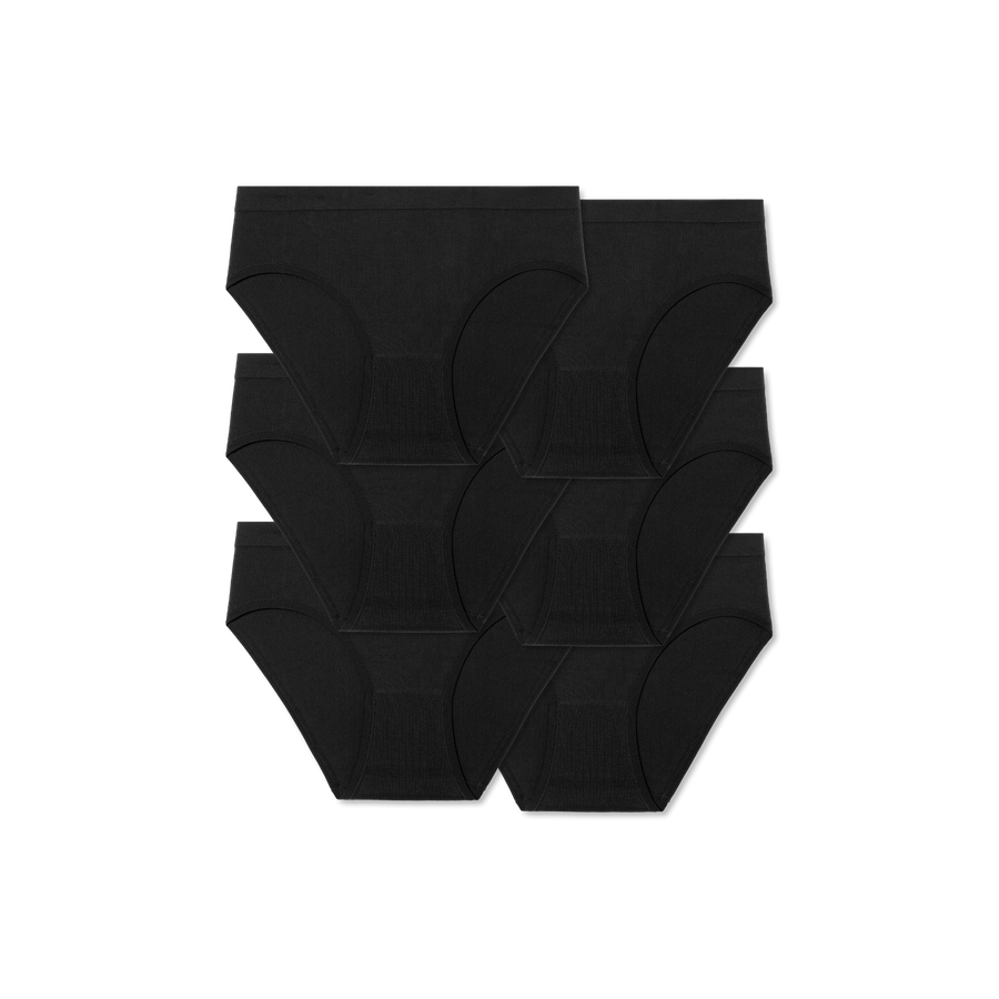 Women's Seamless Brief 6-Pack - Light Layer Base