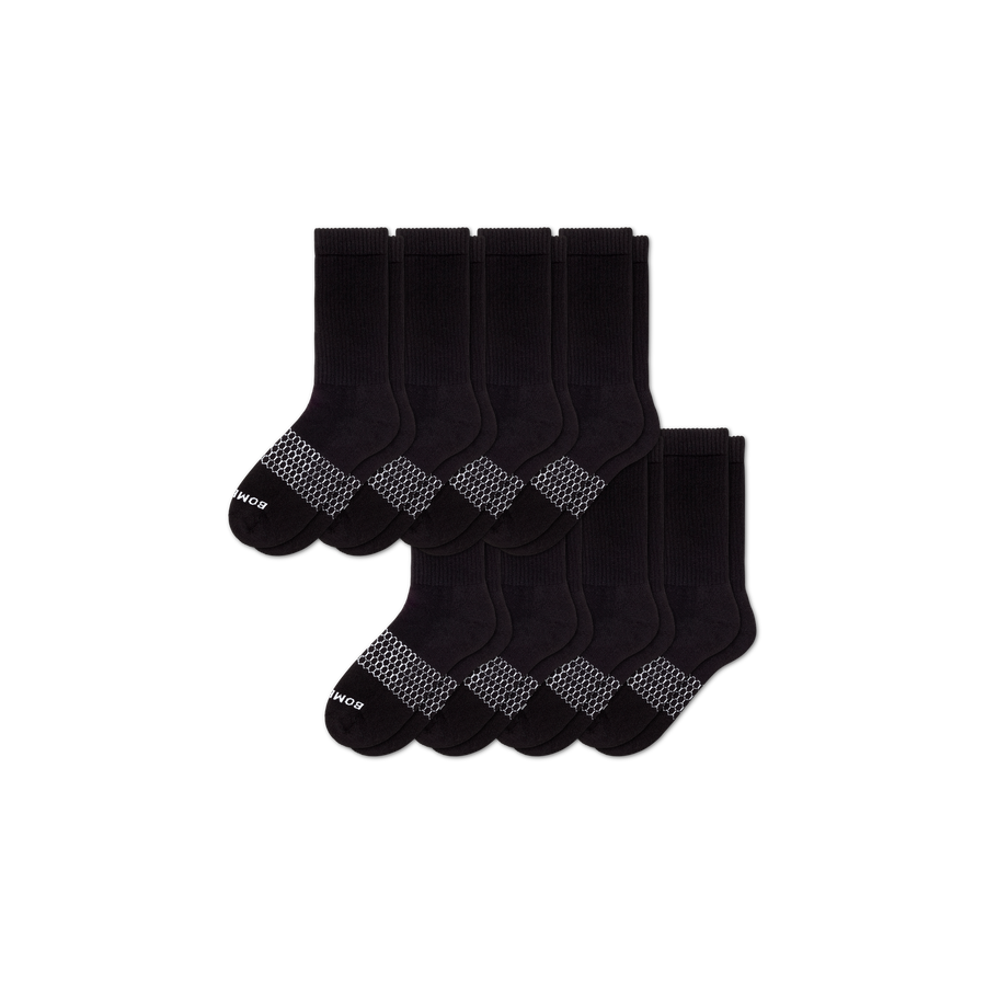 Men's Calf Sock 8-Pack - Breathable Hike Comfort