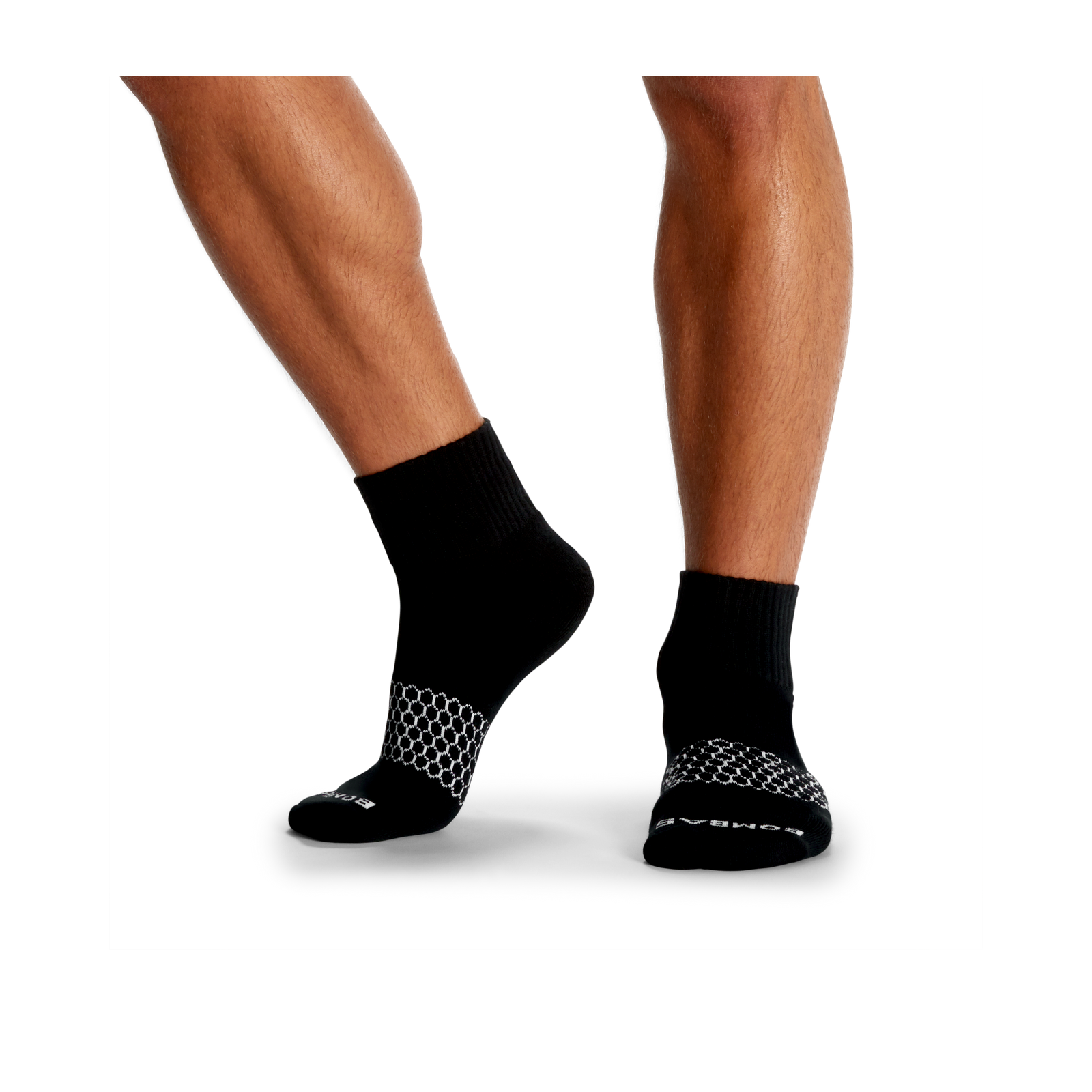 Men's Quarter Socks - black - 2