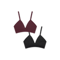 Black Shimmer x Burgundy