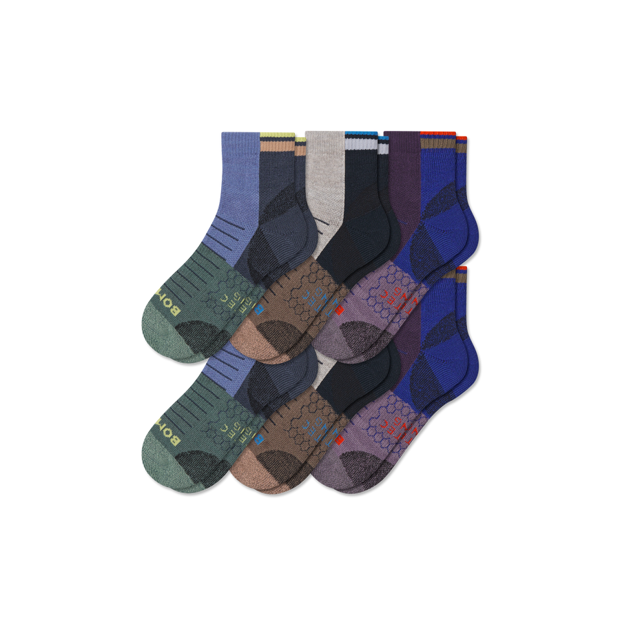 Women's Hiking Quarter Sock 6-Pack - Everyday Move