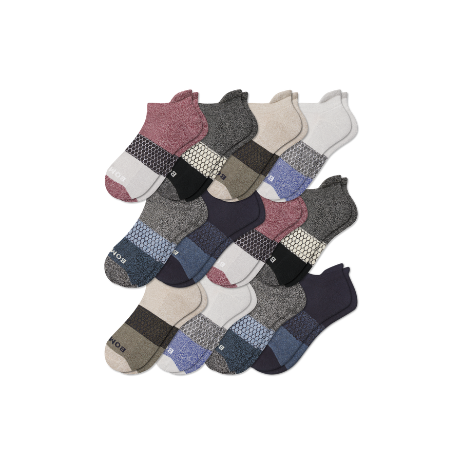 Men’s Tri-Block Ankle Sock 12-pack - Active Ankle Rotation