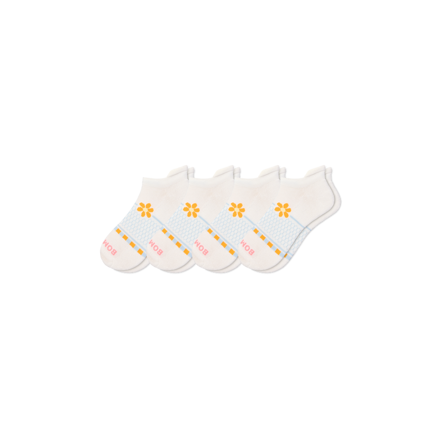 Women's Beach Day Ankle Sock 4-Pack - Weekend Crew Move