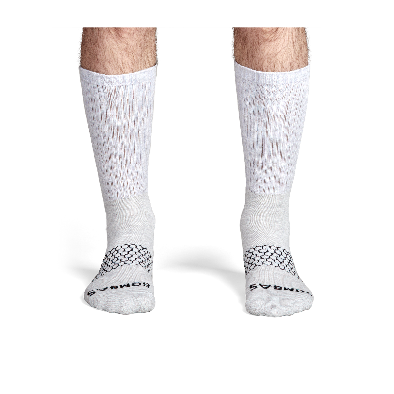 Men's Solids Calf Sock - grey - 12