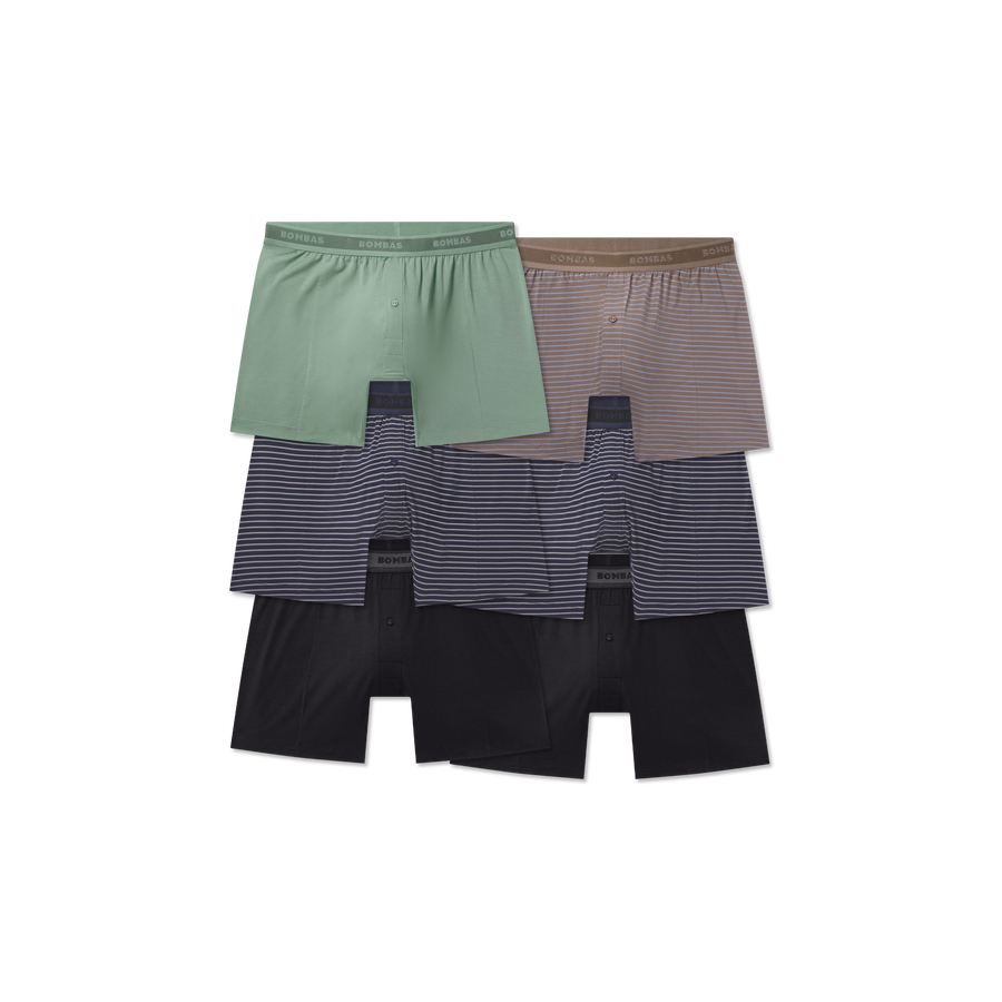 Men's Soft Flex Slim Boxer 6-Pack - Soft Stretch Support