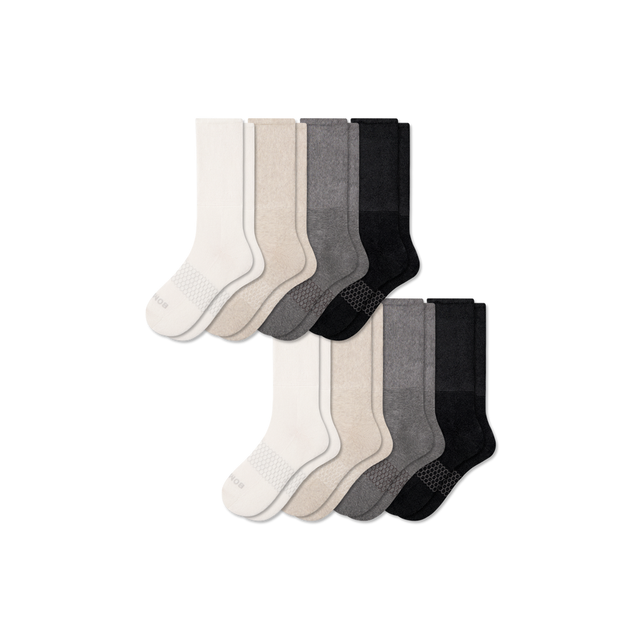 Men's Wide Calf Sock 8-Pack - Soft Office Fit