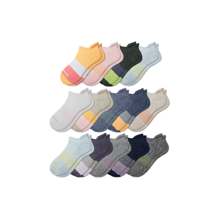 Youth Week of Bombas Ankle Sock 14-Pack - Smooth Shift Move