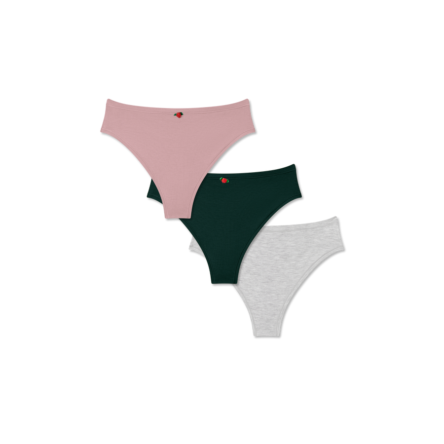 Women's Super Soft Thong 3-Pack - Daily Base