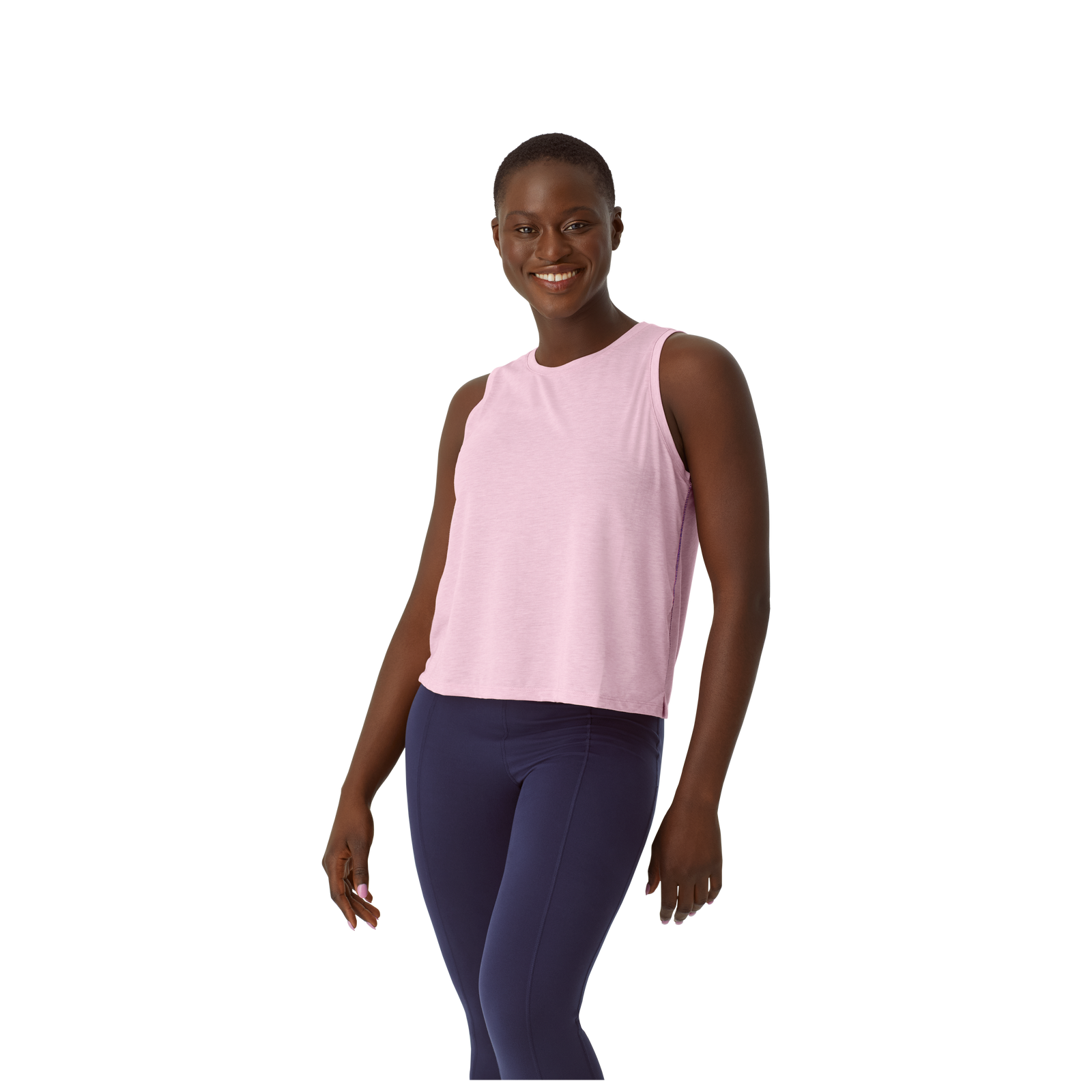 Soft Tech Tank Top Mauve WO1