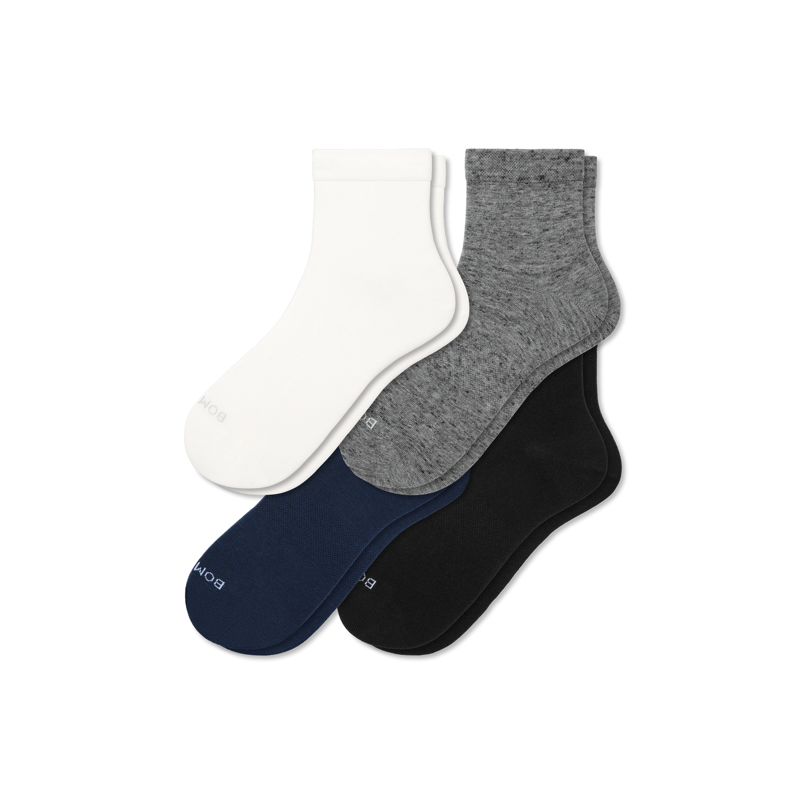 Women's Lightweight Quarter Sock 4-Pack - Mixed L [8373]