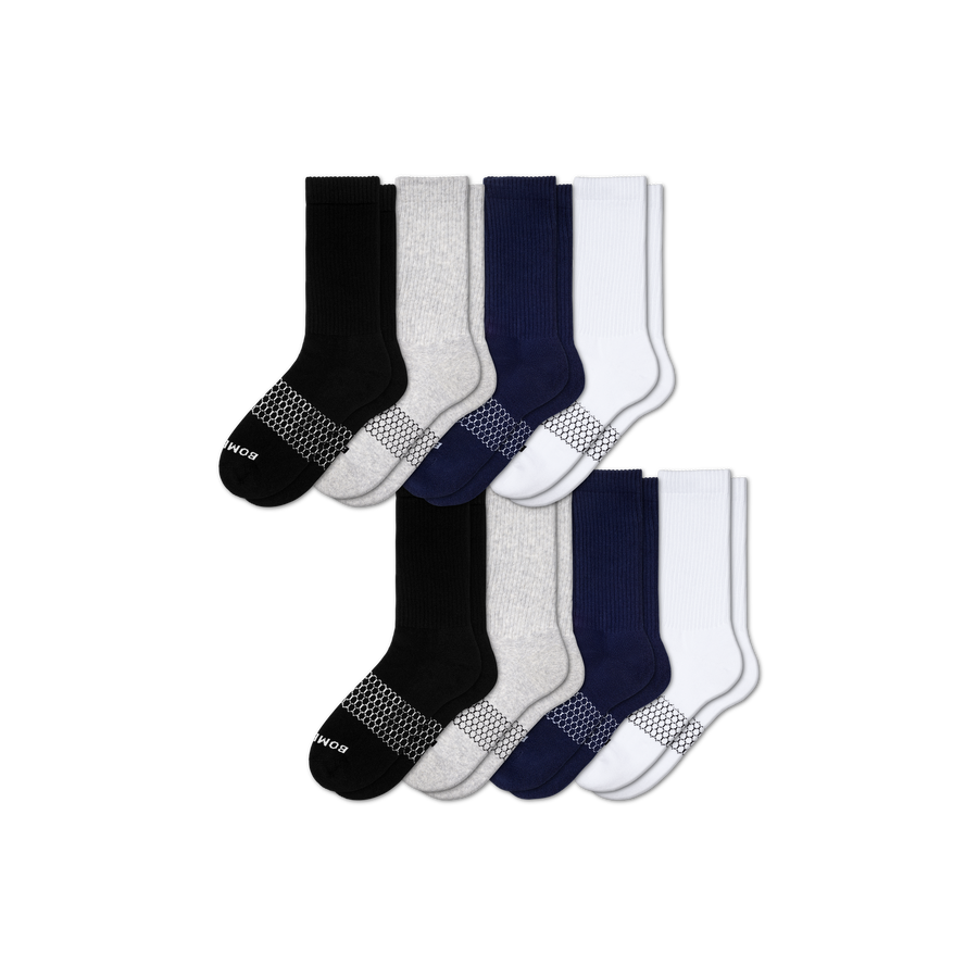 Women's Solids Calf Sock 8-Pack - Outdoor Run Rotation