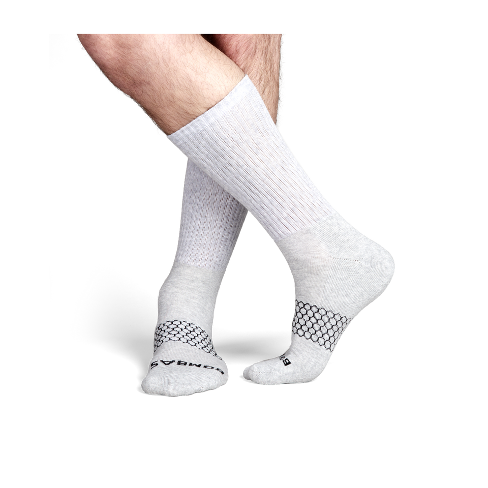 Men's Solids Calf Sock 4-Pack - mixed - 23