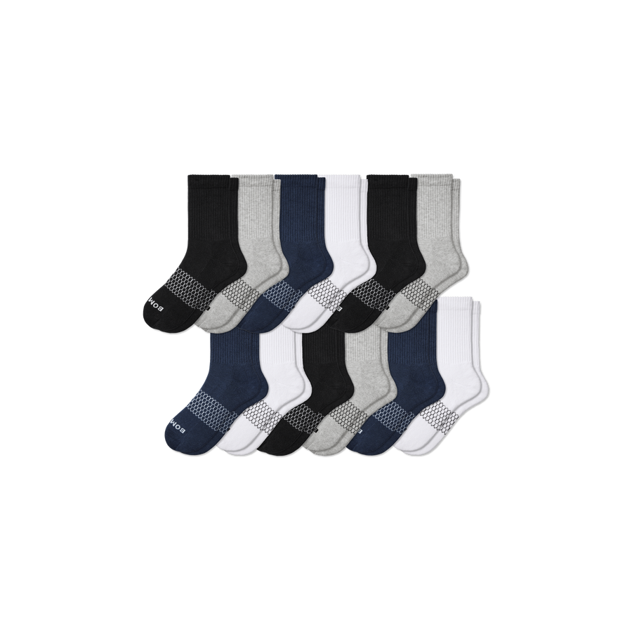 Women's Solids Half Calf Sock 12-Pack - Easy Studio Wear