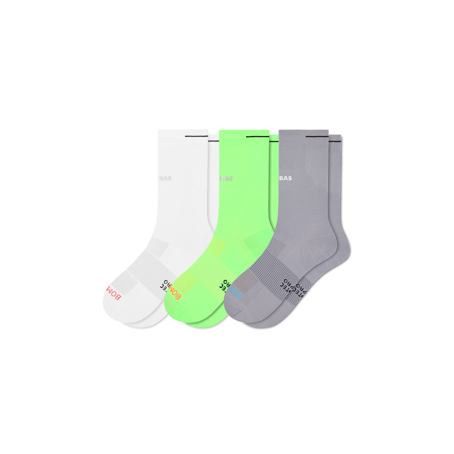 Women's RunPro Half Calf Sock 3-Pack - Smooth Trail Pair