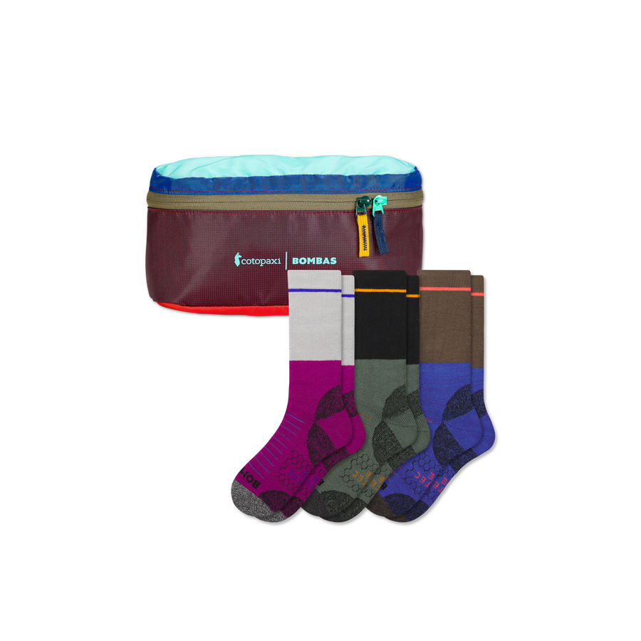 Women's Hiking Calf Sock 3-Pack & Cotopaxi Fanny Pack - Travel Pack