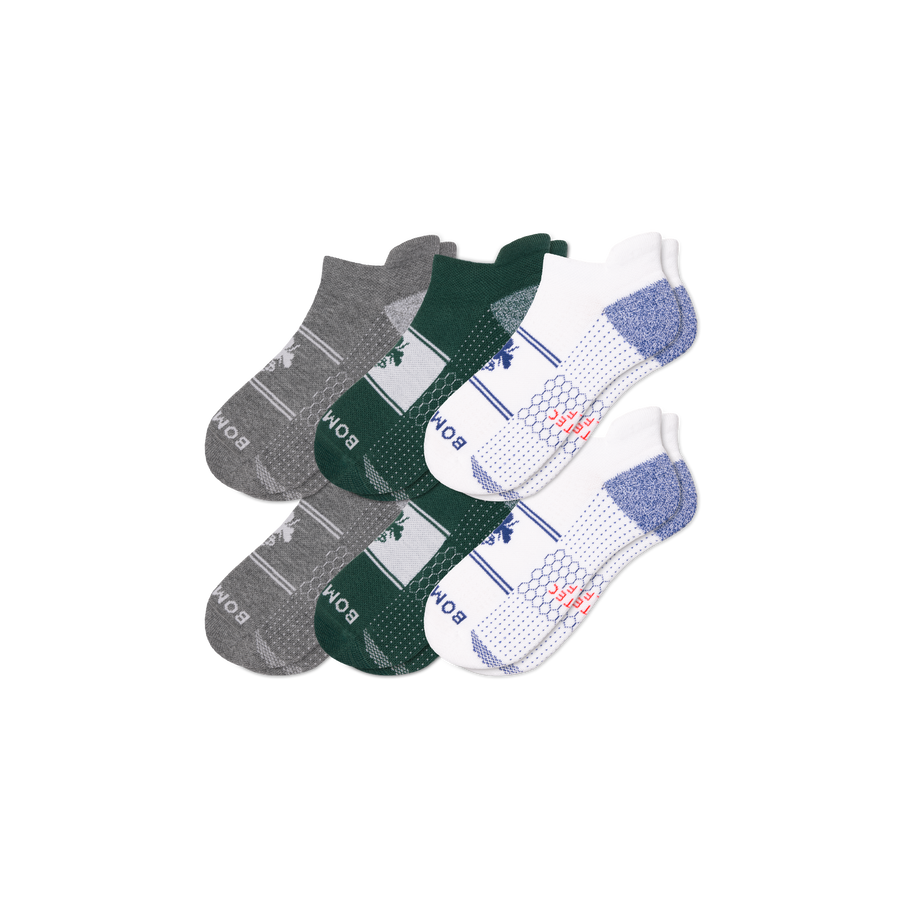 Men's Golf Ankle Sock 6-Pack - Cushion Office Step