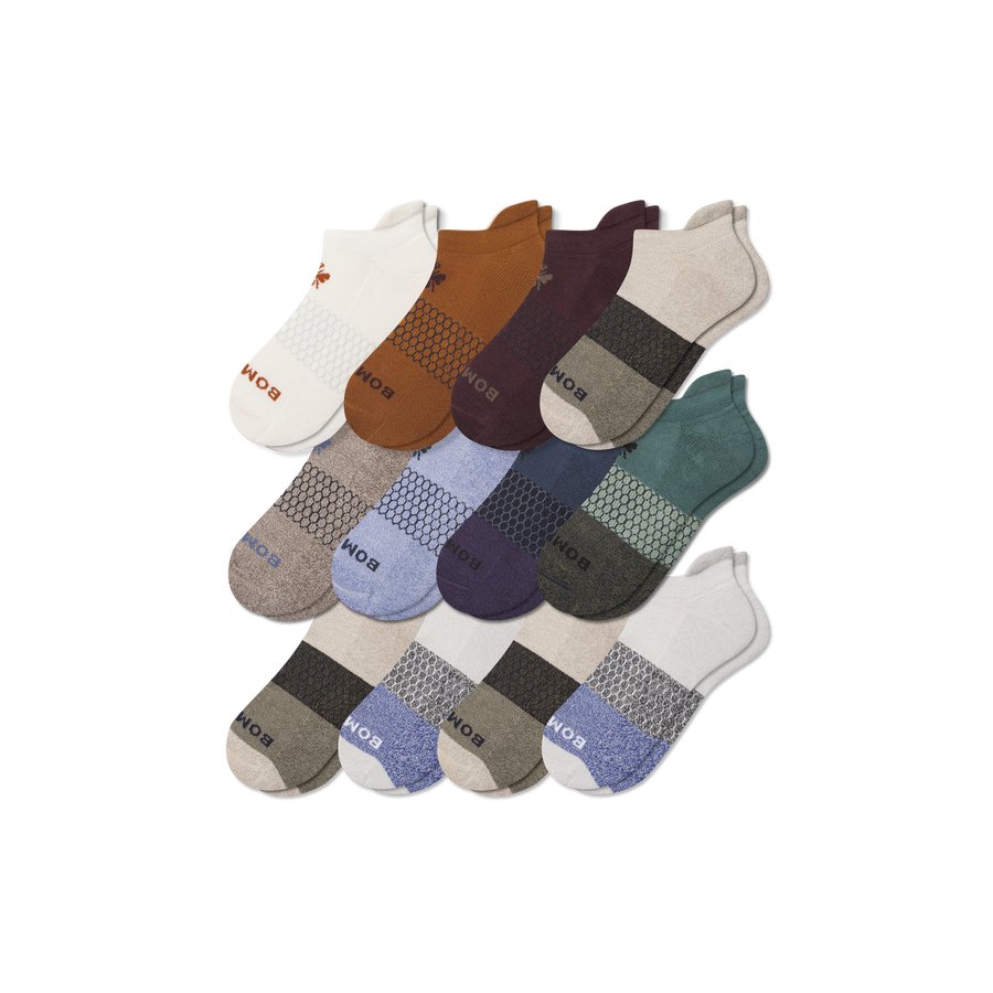 Men's Ankle Sock 12-Pack - Steady Run Comfort
