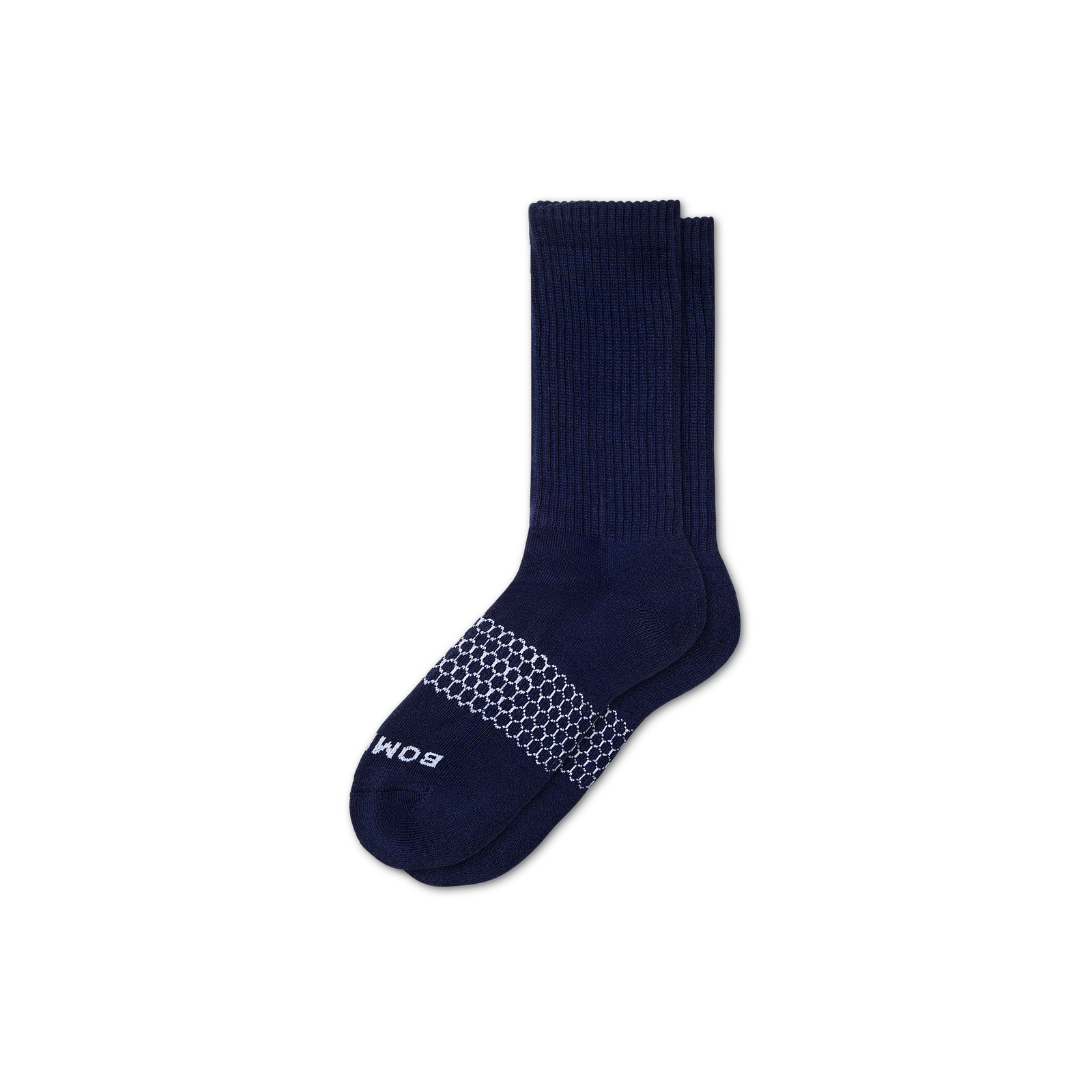 Men's Solids Calf Sock - navy - 4