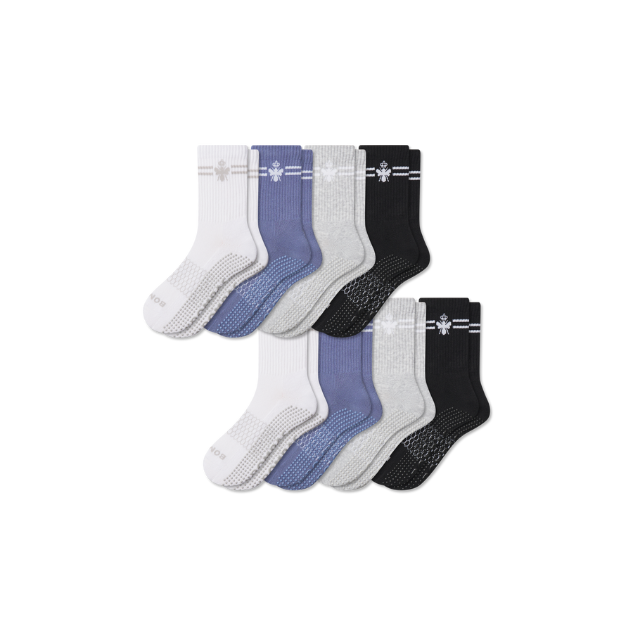 Women's Grippers Half Calf Sock 8-Pack - Studio Weekend Fit