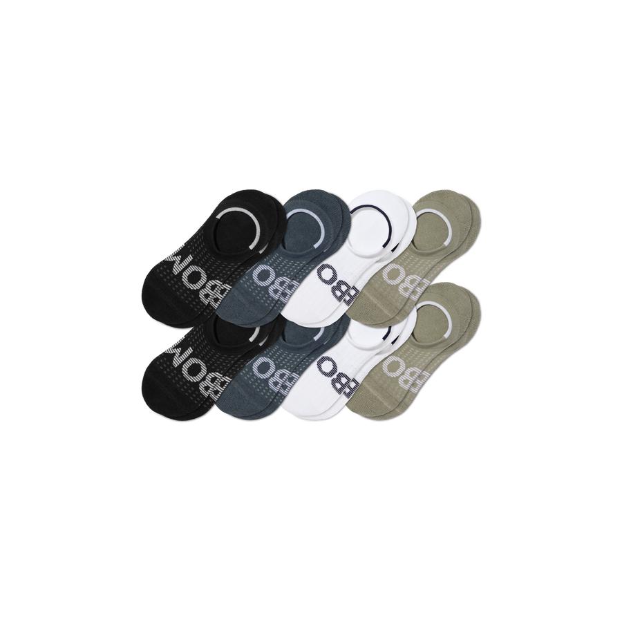 Men's All Sport Cushioned No Show Sock 8-Pack - Active Court Comfort