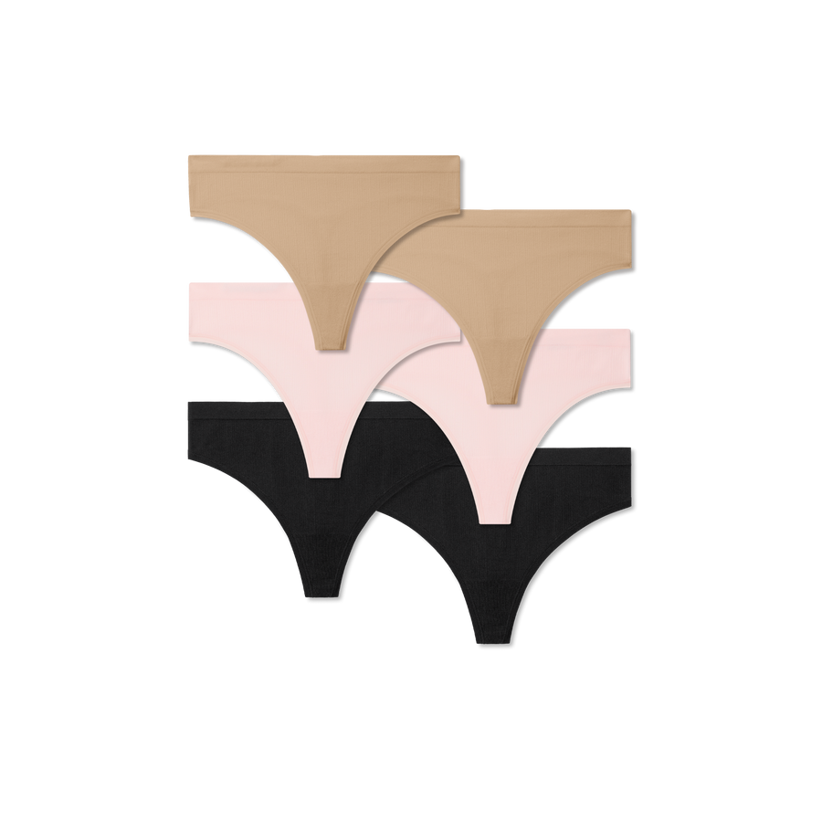 Women's Seamless Thong 6-Pack - Daily Wear