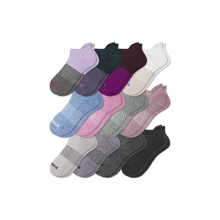 Women's Marl Ankle Sock 12-Pack - Weekend Office Fit