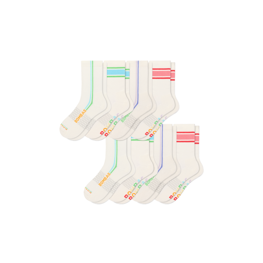 Pride Half Calf Sock 8-Pack - Studio Move