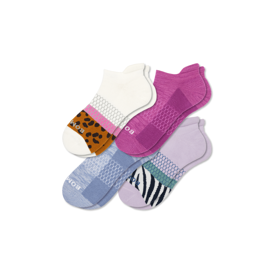 Women's Wild Wear Ankle Sock 4-Pack - Trail Run Move