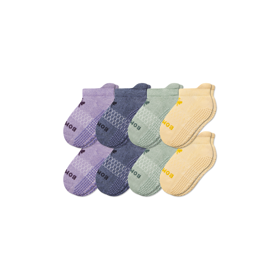 Junior Marl Gripper Ankle Sock 8-Pack - Modern Ankle Fit