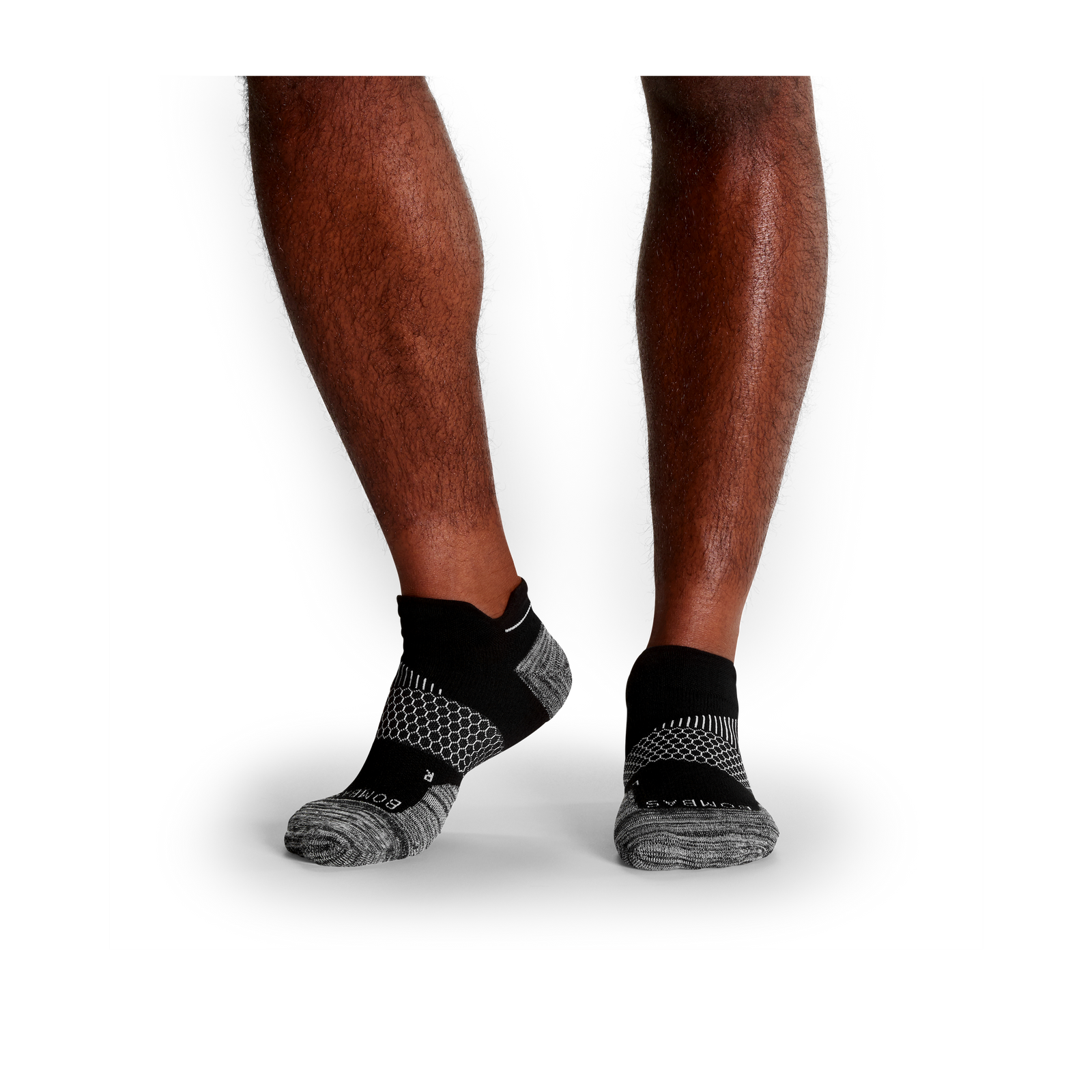 Men's Running Ankle Sock 12-Pack - white-charcoal-black - 6
